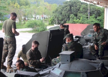 กองทัพไทย-สหรัฐฯ-ฝึกปรนนิบัติบำรุงยานเกราะ-aav-ป้อมปืน-ในคอบร้าโกลด์-2022