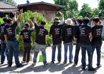โฆษกพรรคเศรษฐกิจไทย-สวมบทผู้แทนบ้านบ้าน-ร่วมกิจกรรม”อาสาบ้านบ้าน”ช่วยเหลือสังคม