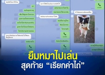 สาวงง!-เพื่อนพ่อยืมหมาไปเล่น-พอจะเอาคืน-กลับถูกเรียกเงิน-3,500-บาท