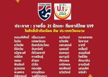 'ซัลบา'ลองเด็กใหม่-9-คน!-แบโผยู-19-บุกอุ่นเครื่องทันเนียน-คัพ