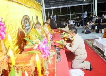 ทต.เกล็ดแก้วช่วยเหลือพ่อเหยื่อเมาท์เท่น-บี-เหตุศาลาวัดในพื้นที่เต็มหมด