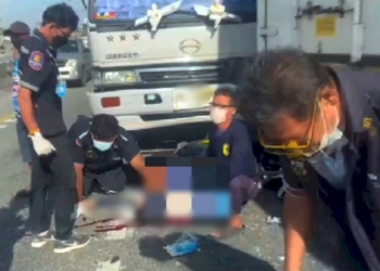 สาวลาวดวงกุด-ถูกรถบรรทุก-10-ล้อ-พุ่งชน-จยย.เสียชีวิต