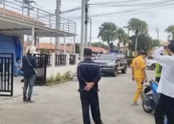 หนุ่มช่างตัดเหล็กทำบ้านที่ศรีราชา-โดนใบหินเจียรกระเด็นปักอกดึงเองตายคาที่