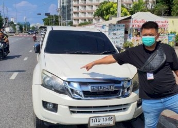 กระบะคู่กรณีชนตาคนอังกฤษวัย-74-ริมหาดจอมเทียนเจ็บ-มอบตัว-ตร.รับผิดปัดหนี