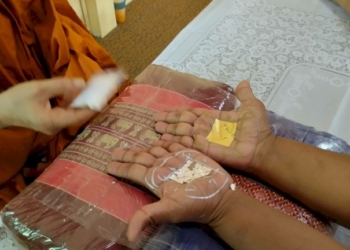 แห่-“เจิมมือ”-นะพระแม่โพสพ-วัดเขาไม้แดงหนึ่งเดียวในไทย-เชื่อเสริมดวงค้าขาย-โชคลาภมั่งมี