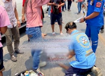 สลดรับสงกรานต์-รถไปรษณีย์พุ่งชน-ชายสูงวัยดับ-หนุ่ม-25-ปีสาหัส