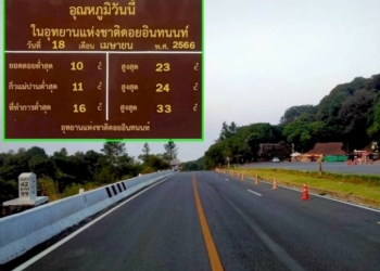 ต่างกันลิบ!ภาคเหนือร้อนจัดทะลุ-42-องศา-แต่ดอยอินทนนท์ยังหนาวเย็นอุณหภูมิต่ำสุด-10-องศา