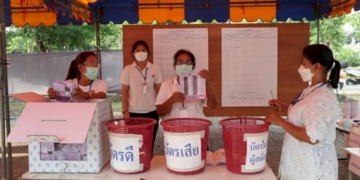 นับคะแนนเลือกตั้งเมืองกาญจน์-“ก้าวไกล”-กำลังไล่บี้-สูสีกับ-“เพื่อไทย”